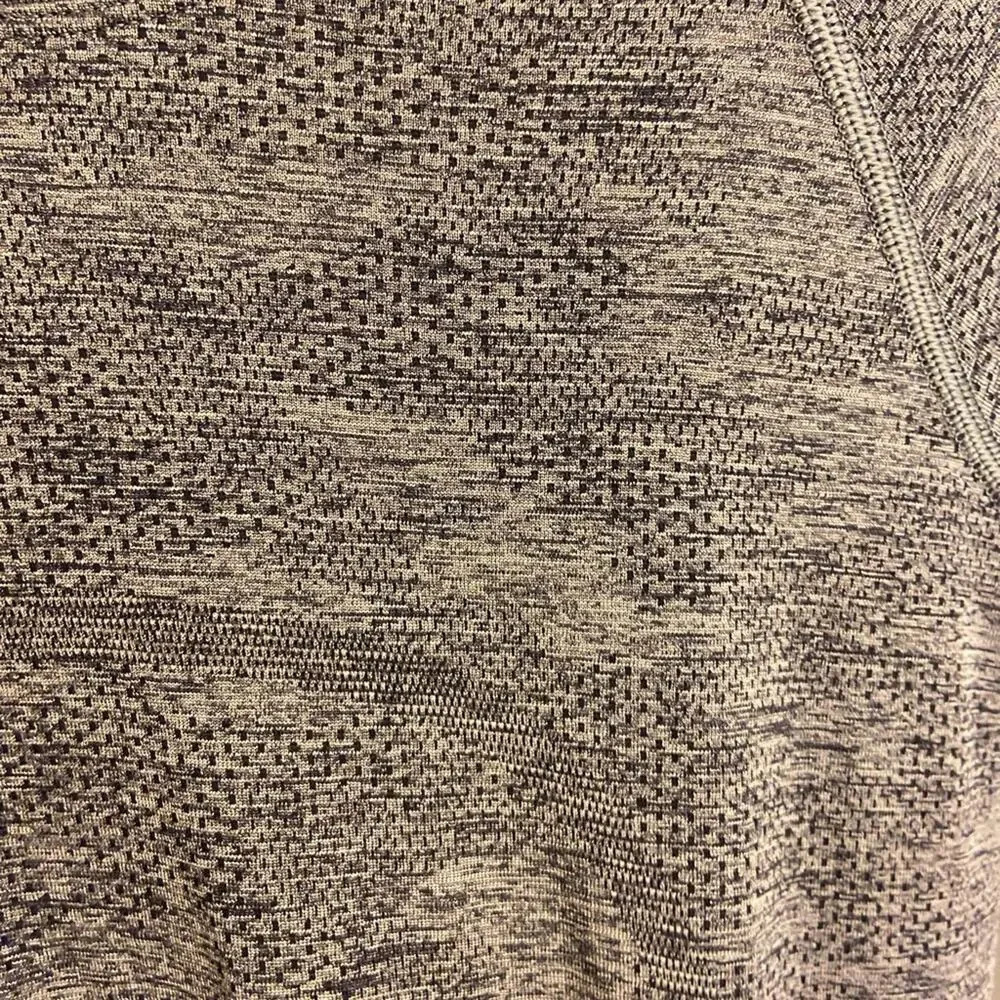 Lululemon Long Sleeve Swiftly Tech Variegated Mesh Camo Black and Gray Size 6 - Picture 4 of 6